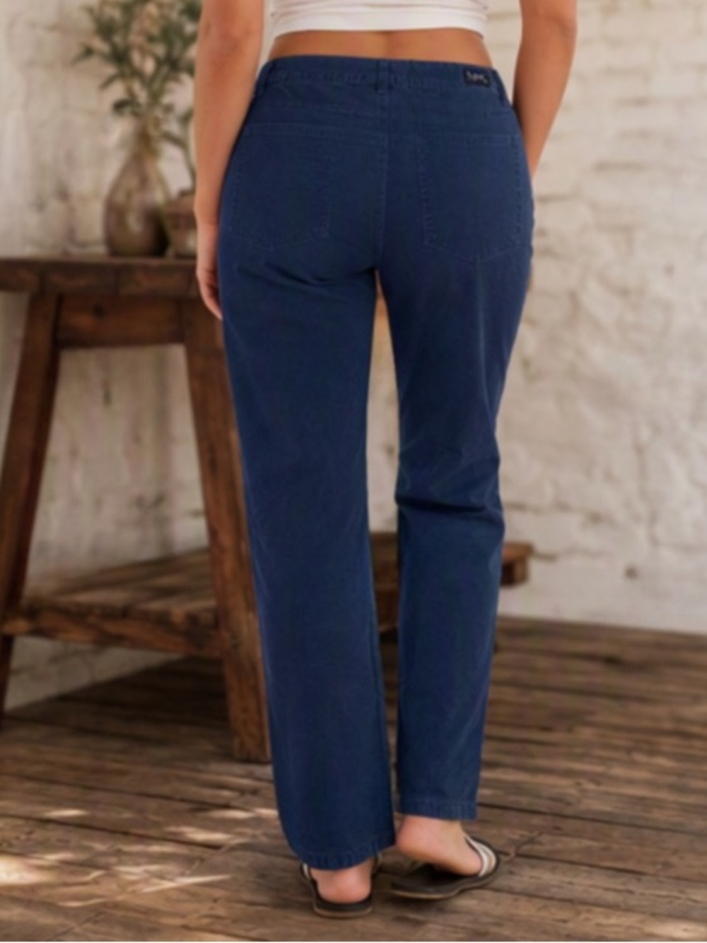 🌷 Michael Kors 🌷100% Cotton  Navy Blue Pants Plus